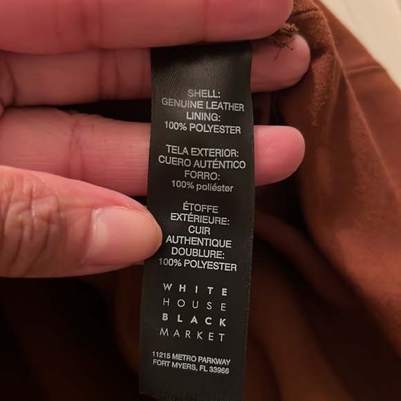 🍁🍂🍃 Suede A line skirt! Seamed detail! Excellent condition! Barely worn! - Picture 9 of 9